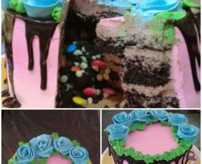 Gems Surprise Cake
