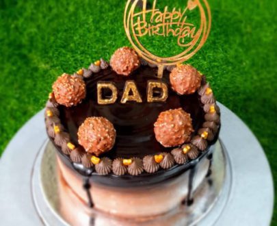 Chocolate Ganache Cake with Ferrero Rocher Designs, Images, Price Near Me