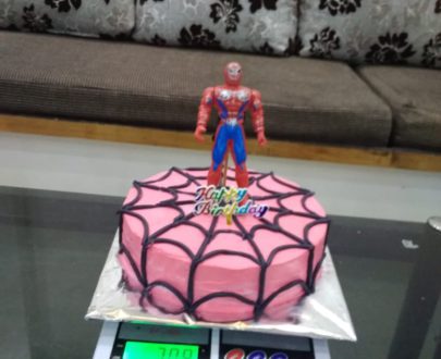 Spiderman Theme Cake