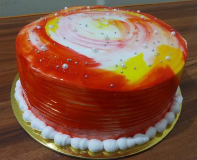Galaxy Effect Strawberry Cake Designs, Images, Price Near Me