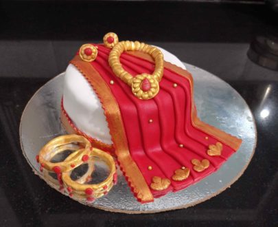 Saree Theme Cake