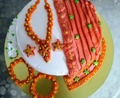 Saree Theme Cake