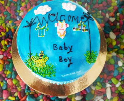 Baby Welcome Cake Designs, Images, Price Near Me