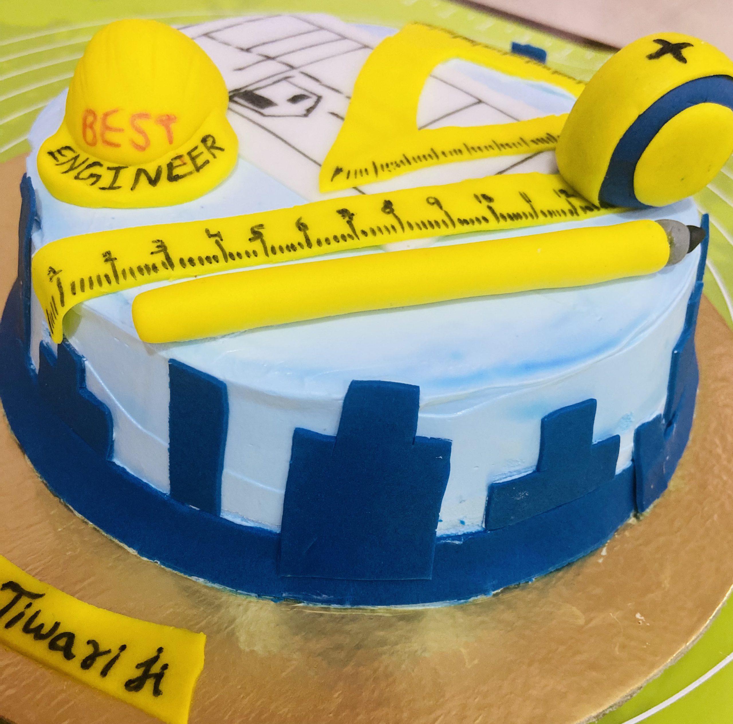 Civil Engineer Theme Cake In Indore | All India Delivery - Cakexpo